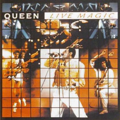Queen 'Live Magic' UK LP front sleeve
