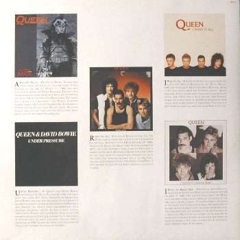 Queen 'Greatest Hits II' UK LP 1 inner sleeve