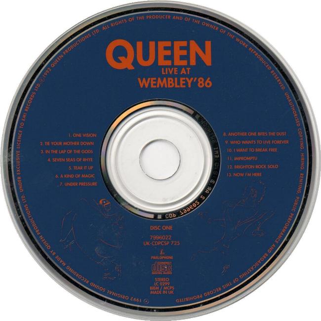 UK CD original disc 1