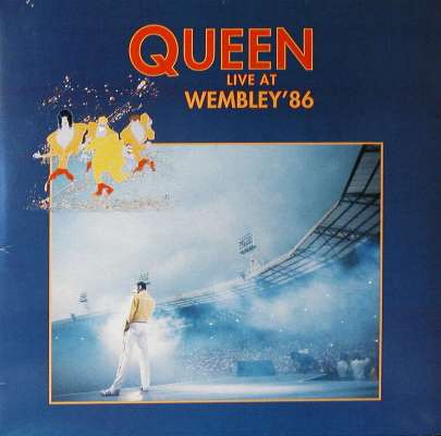 Queen 'Live At Wembley 1986' UK LP front sleeve