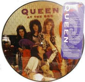Queen 'Queen At The BBC' US LP picture disc with sticker