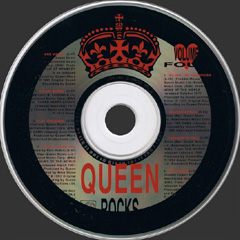Queen 'Queen Rocks' US volume 4 promo CD disc