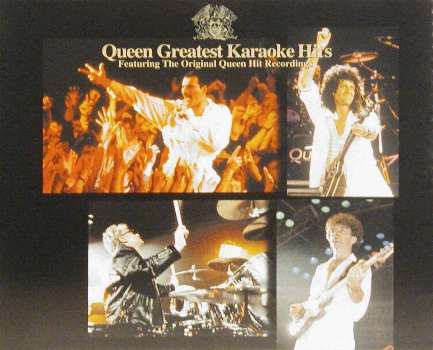 Queen 'Greatest Karaoke Hits' Japanese CD front sleeve