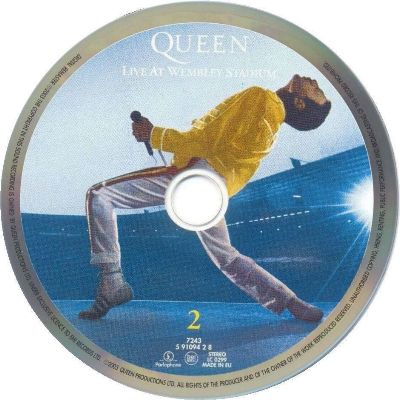Queen 'Live At Wembley Stadium' UK CD disc 2