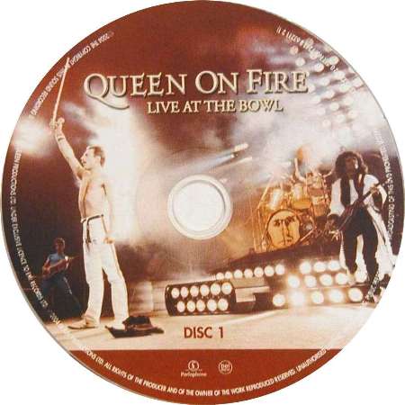 Queen 'Queen On Fire - Live At The Bowl' UK CD disc 1