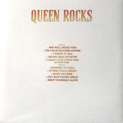 Queen 'Queen Rocks' UK LP 1 inner sleeve