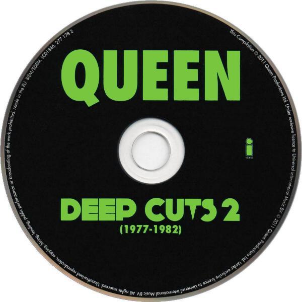 Queen 'Deep Cuts 2' UK CD disc