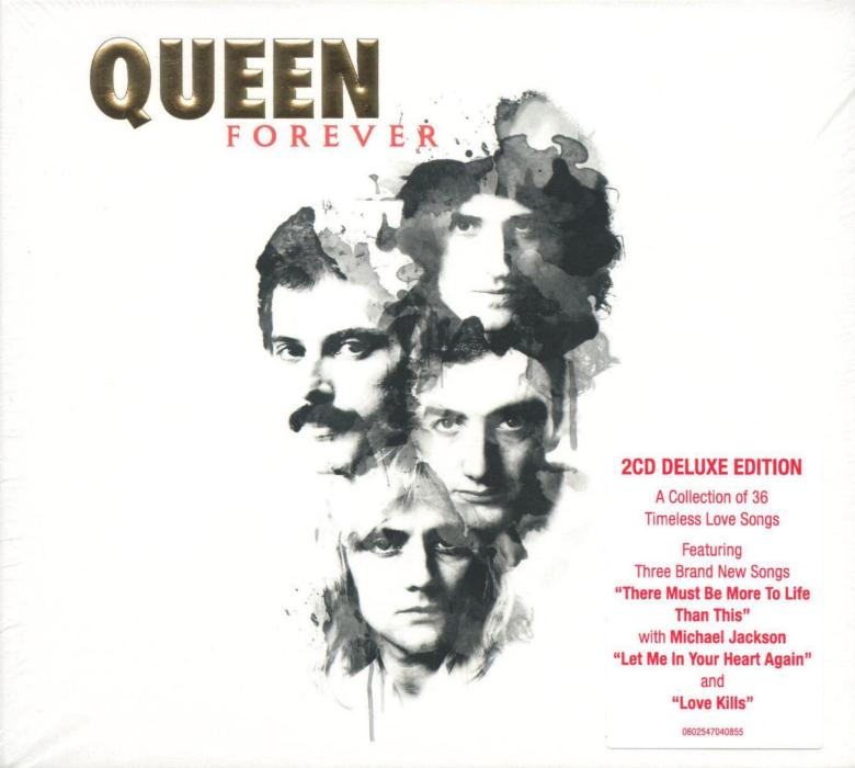Queen 'Forever' UK double CD stickered front sleeve