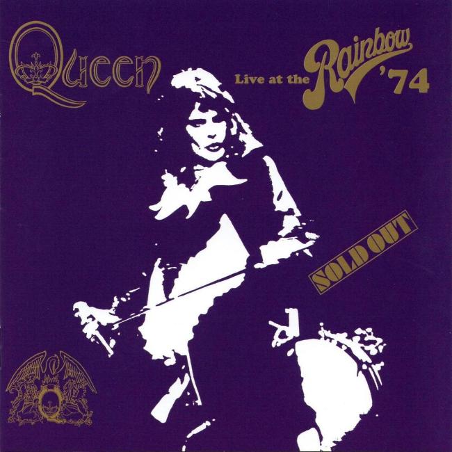 Queen 'Live At The Rainbow '74' single CD front sleeve