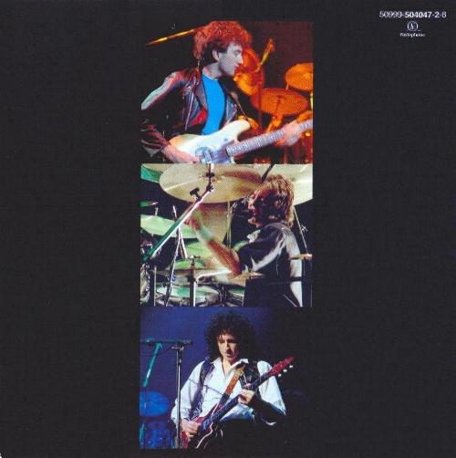 Queen 'Queen Rock Montreal' UK CD booklet back sleeve