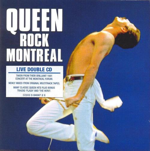 Queen 'Queen Rock Montreal' UK CD front sleeve with sticker
