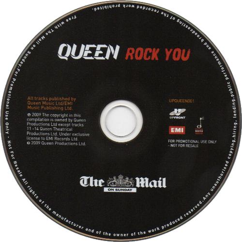 Queen 'Queen Rock You' UK CD disc
