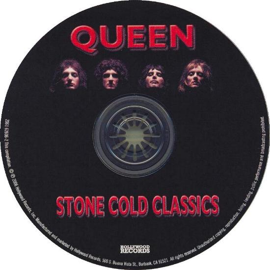 Queen 'Stone Cold Classics' US CD disc