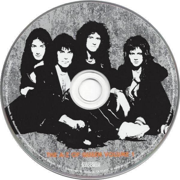 Queen 'The A-Z Of Queen Volume 1' US CD disc