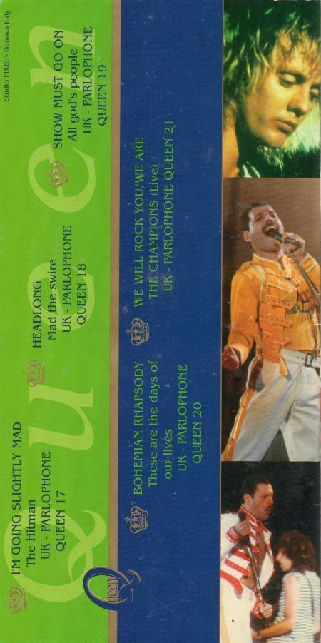 Queen 'Opera Omnia' 4 CD boxed set booklet back sleeve