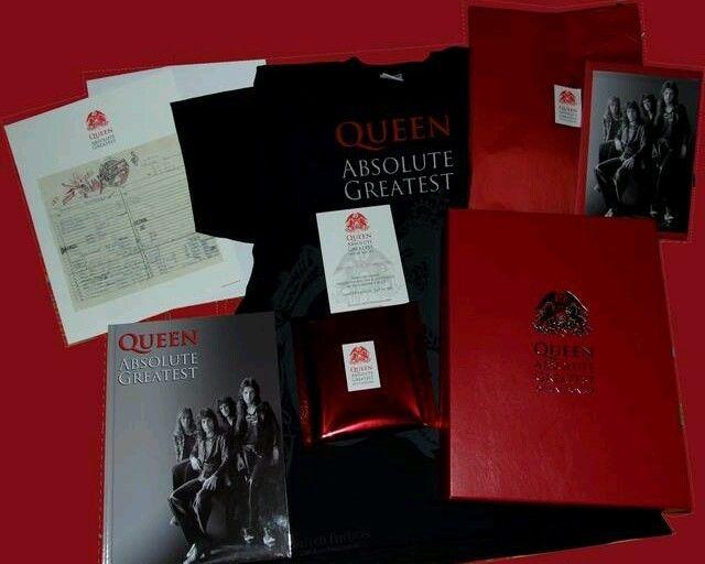 Queen 'Absolute Greatest' UK boxed set contents