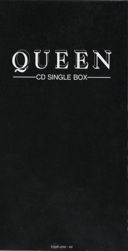 Queen 'CD Single Box' Japanese boxed set booklet front sleeve