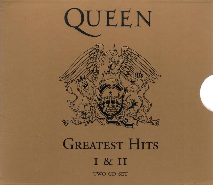 Queen 'Greatest Hits I & II' UK Gold boxed set front