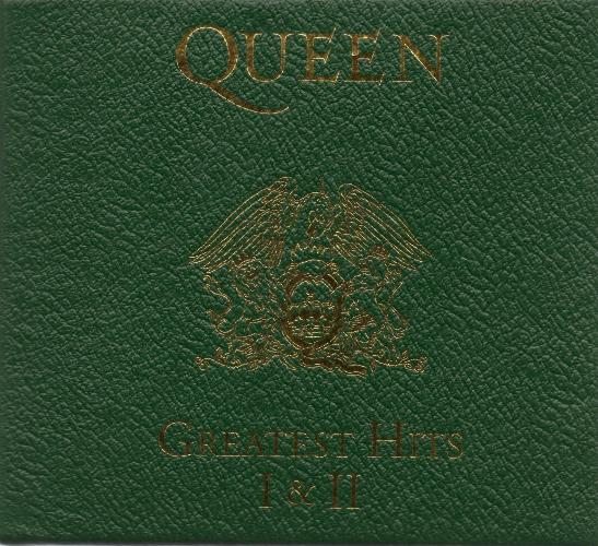Queen 'Greatest Hits I & II' UK Green boxed set front