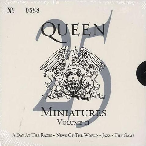 Queen 'Miniatures' UK CD volume 2 front sleeve