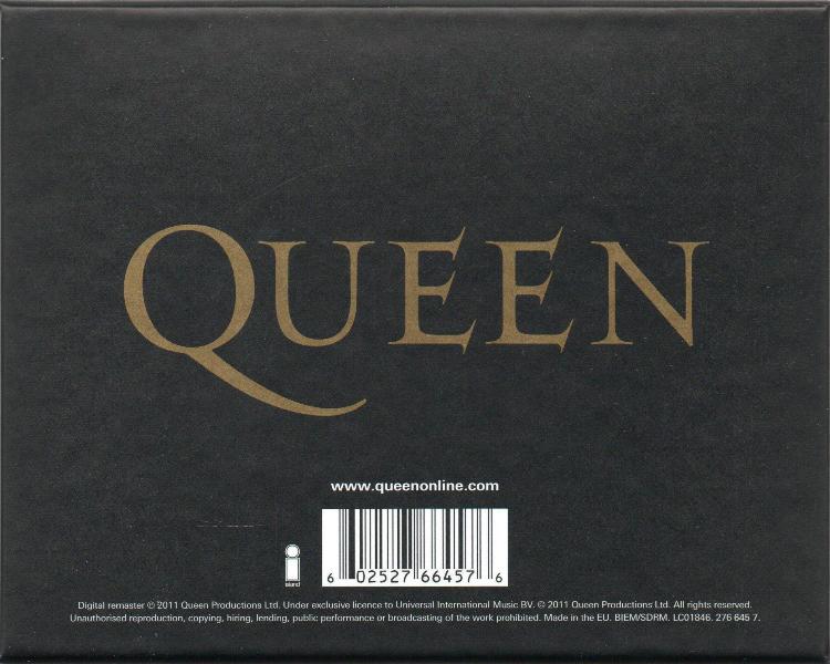 Queen '40th Anniversary Boxed Set' UK 15 CD boxed set back