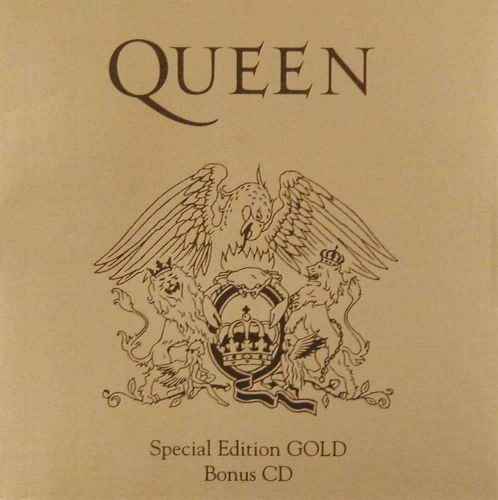 Queen 'Special Edition Gold' South Korean boxed set bonus disc front sleeve