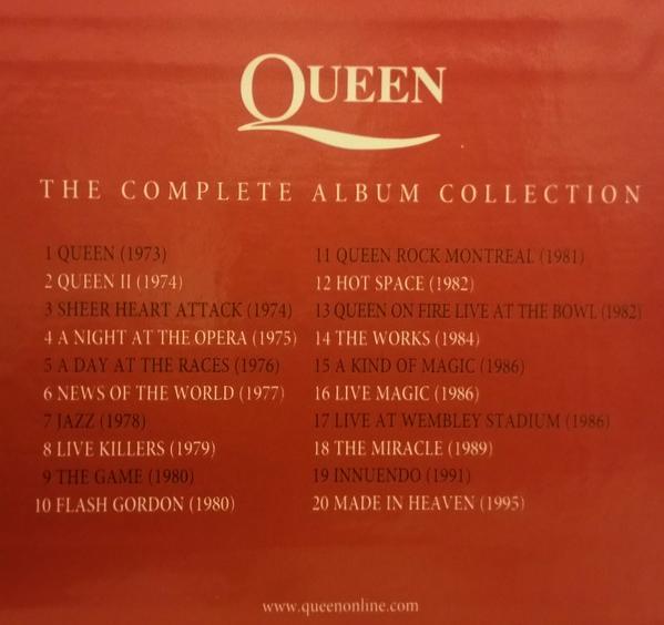 Queen 'The Complete Album Collection' Italy boxed set side