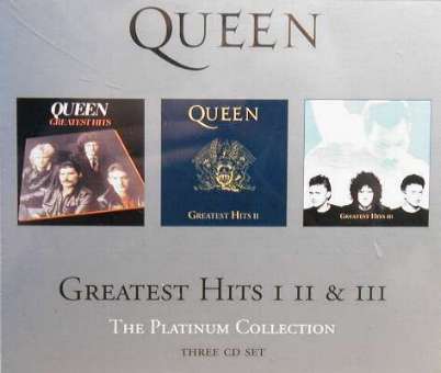Queen 'The Platinum Collection' UK CD inner sleeve