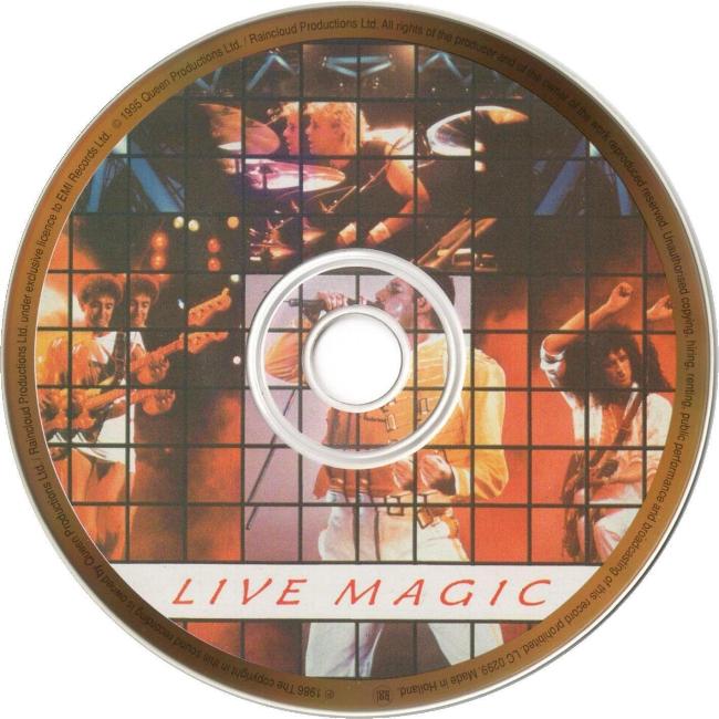 'Live Magic' disc