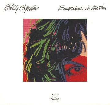 Billy Squier 'Emotions In Motion' UK 7" front sleeve