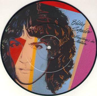 Billy Squier 'Emotions In Motion' UK 7" picture disc