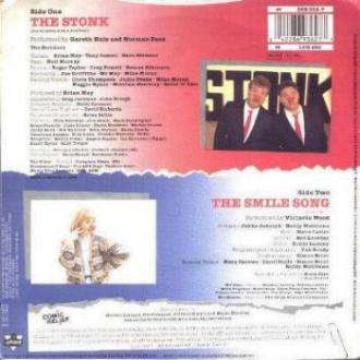 Hale & Pace 'The Stonk' UK 7" back sleeve