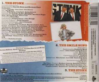 Hale & Pace 'The Stonk' UK CD back sleeve