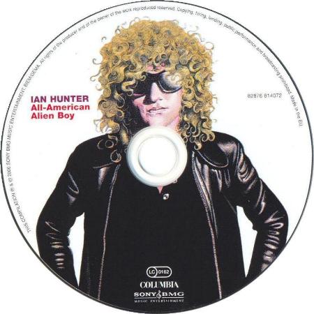 Ian Hunter 'All American Alien Boy' UK CD disc