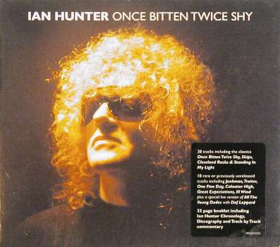Ian Hunter 'Once Bitten Twice Shy' UK CD slipcase front sleeve