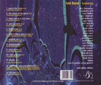 SAS Band 'SAS Band' UK CD back sleeve