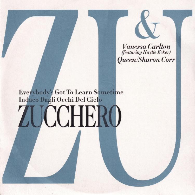 Zucchero 'Everybody's Got To Learn Sometime' Italian CD front sleeve