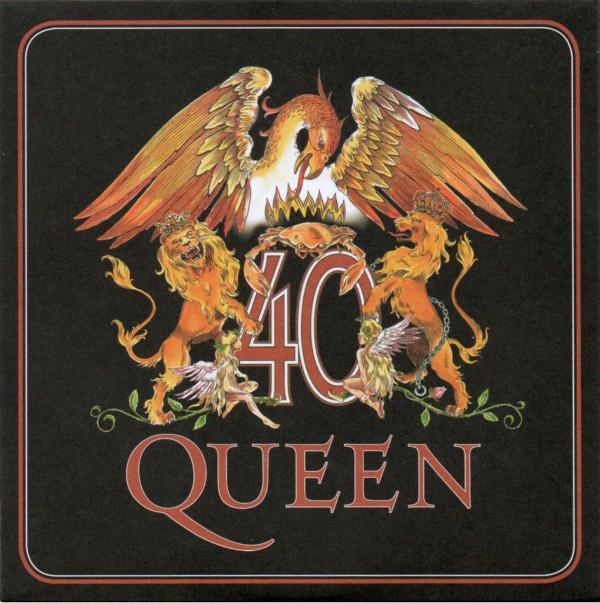 Queen '40 Years Of Queen' UK interview CD front sleeve