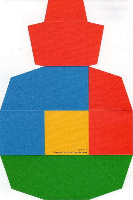 'Hot Space' fold-out EMI promotional cube back