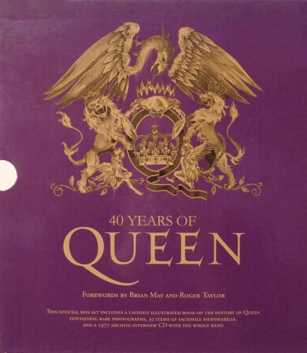 Queen '40 Years Of Queen' UK 2012 reprint box front