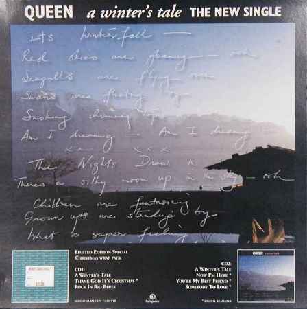Queen 'A Winter's Tale' promo flat