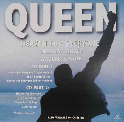 Queen 'Heaven For Everyone' promo flat