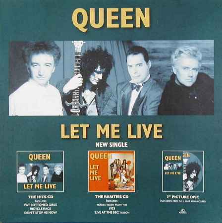 Queen 'Let Me Live' promo flat