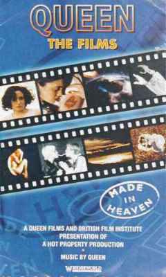Queen 'Made In Heaven - The Films' promo flyer front