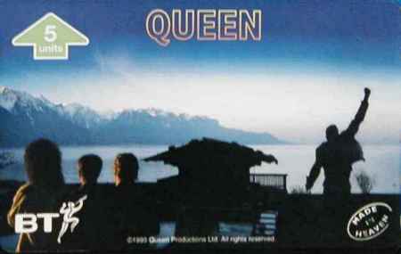 Queen 'Made In Heaven' phonecard