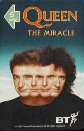 Queen 'The Miracle' phonecard