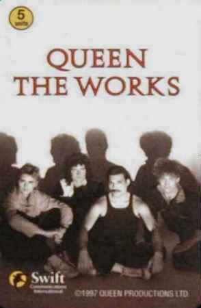 Queen 'The Works' phonecard