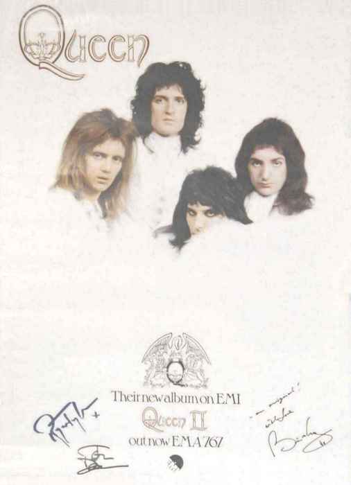 Queen 'Queen II' promo poster