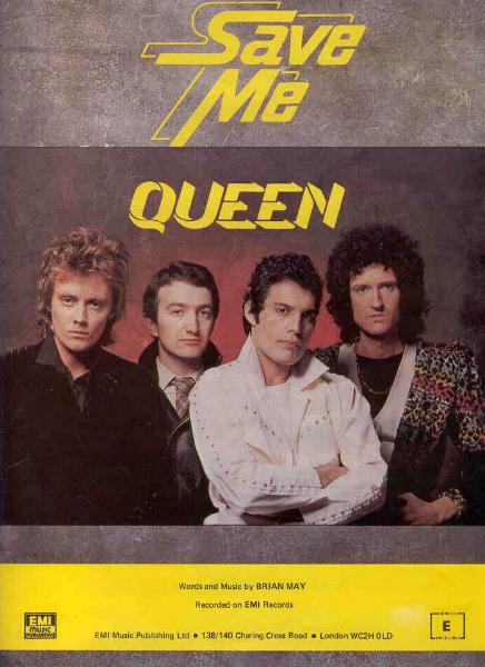 Queen 'Save Me' front sleeve