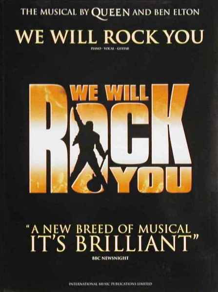 'We Will Rock You' musical front sleeve